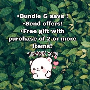 Save with bundling items!!!